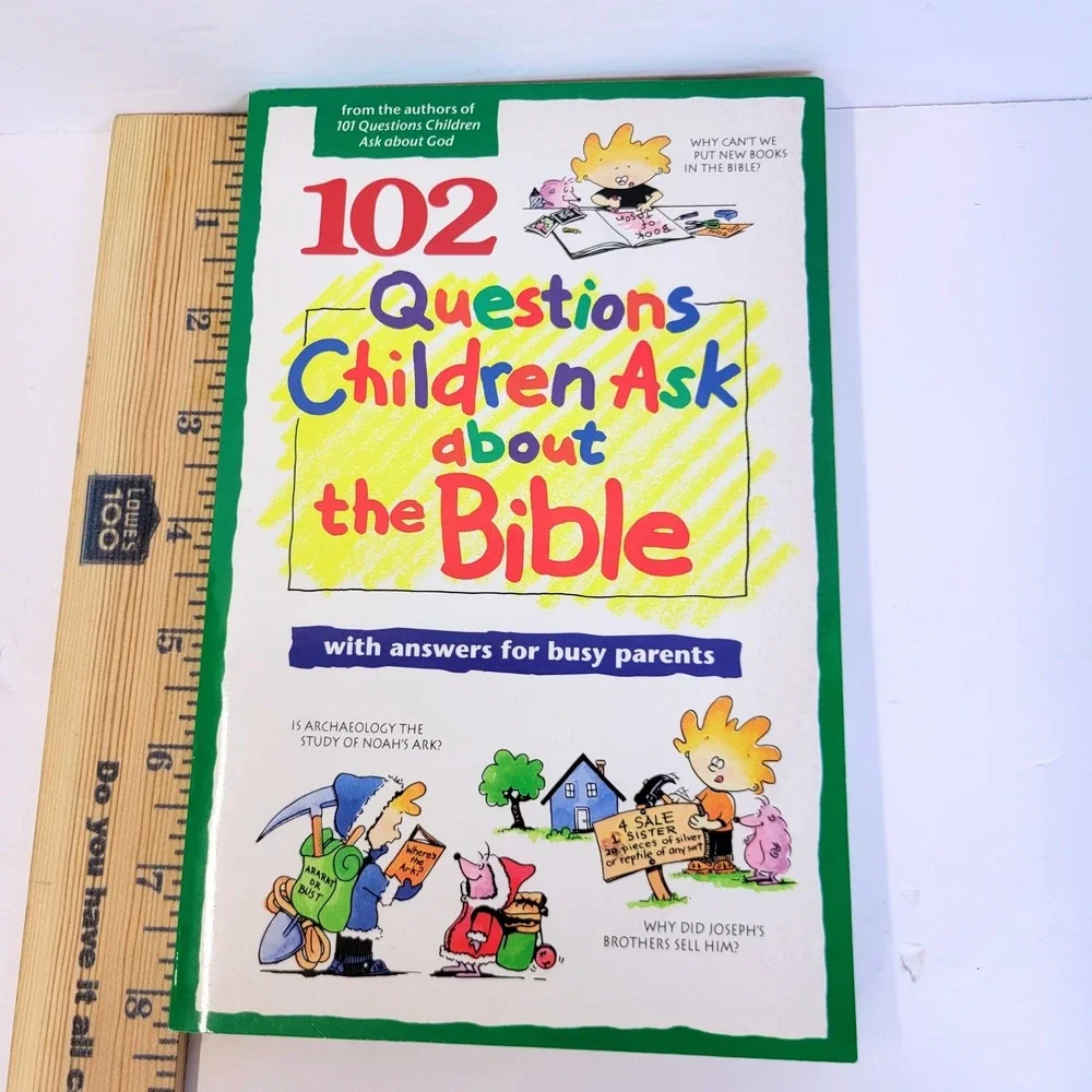 Tyndale 102 Questions Children Ask about the Bible Illustrated Paperback Book